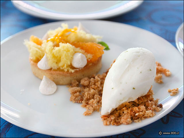 El fresco helado de lim�n que acompa�a a la tarta de c�tricos - Pez Quiero